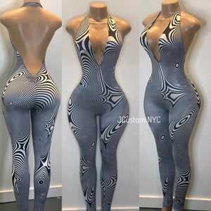 Hypnotic Halter Catsuit