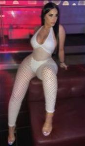 Lola Fishnet Catsuit & Thong