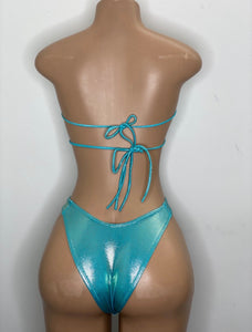 Hawaiian Mint V Cut Panty Set