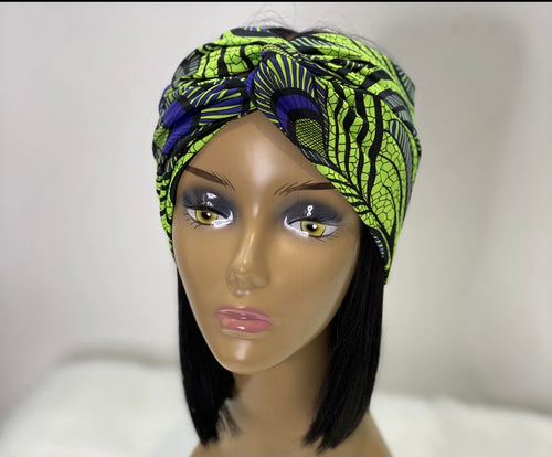 Peacock Turban Headband