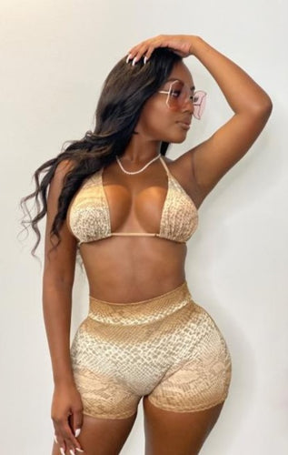 Mocha Python Short Set