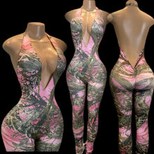 Load image into Gallery viewer, Pink Forest Catsuit