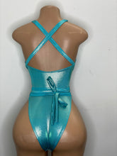 Load image into Gallery viewer, Hawaiian Mint Wrap Swimsuit