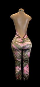 Pink Forest Catsuit