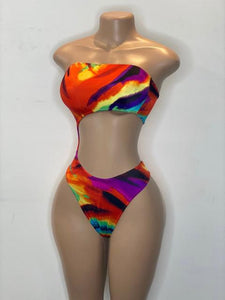 Sunny Island Cut Out One Piece