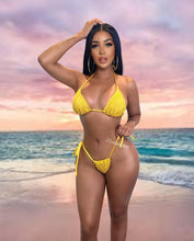 Load image into Gallery viewer, Cabana Vibes Fishnet Set * Yellow