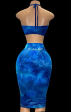 Load image into Gallery viewer, Blue Tie Dye Jazmin Dress