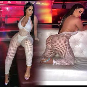 Lola Fishnet Catsuit & Thong