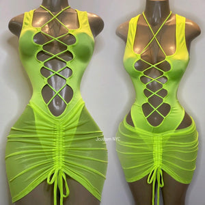 Neon Sunkini Set