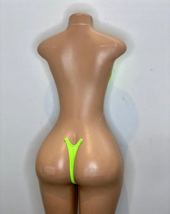 Clear Water Monokini * Neon Green