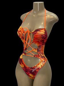 Costa Rica Sunset 1 Piece Bikini