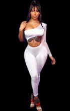 Load image into Gallery viewer, Abby CutOut Catsuit *White