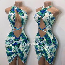 Load image into Gallery viewer, Palm Trees in Paradise Dress