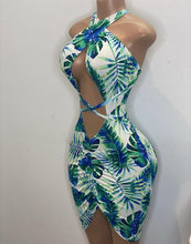 Load image into Gallery viewer, Palm Trees in Paradise Dress