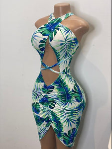 Palm Trees in Paradise Dress