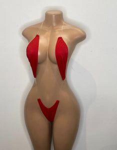 Clear Water Monokini * Red