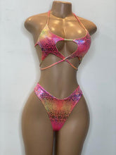 Load image into Gallery viewer, Neon Starfish Bikini Set