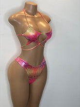 Load image into Gallery viewer, Neon Starfish Bikini Set